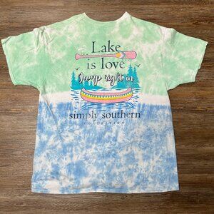 Simply Southern Collection Tie Dye T-Shirt - Women Size XL - 100% Cotton